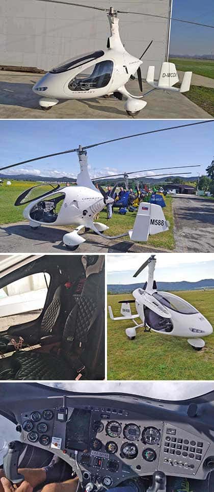 Cavalon Baujahr 2012 Rotax 912 ULS, mit turbo Rotorsystem 2 Aktuell 450h Farbe…
