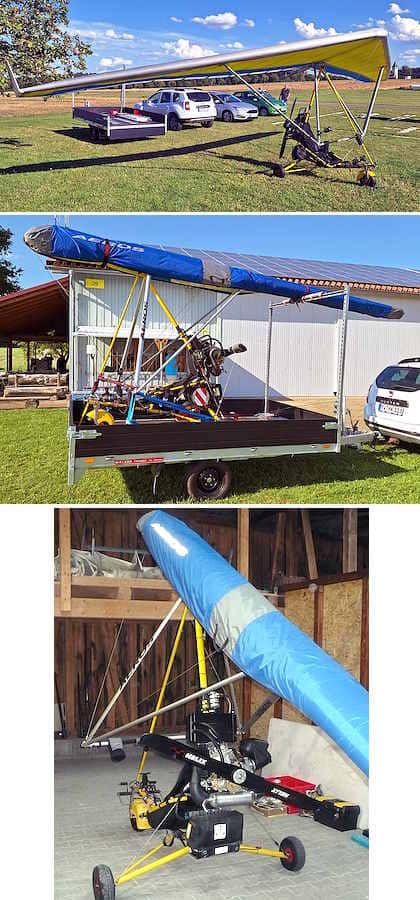 TRUSTER THOR 250 Avio Design Ltd. Trike 120 Kg Klasse Fläche Aeros Combat 12 T Bauähnlich
