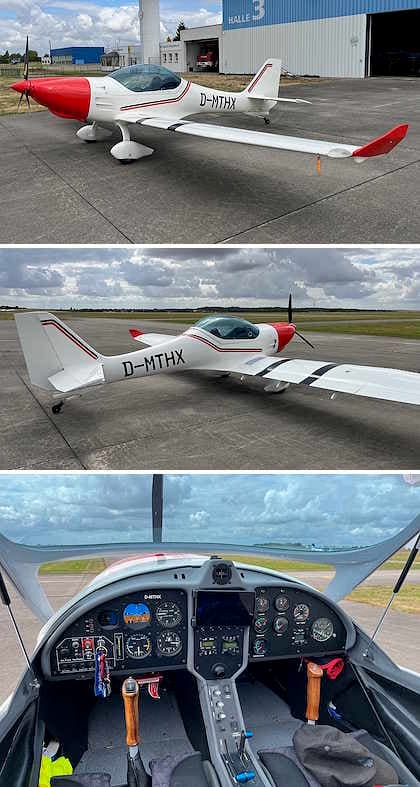 Halteranteil FK 14 B Gut gepflegte und gewartete FK 14 B als Spornrad. Der Flieger