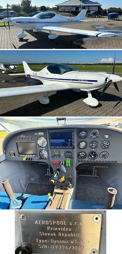 Dynamic WT 9 mit Rotax 912 ULS Baujahr: 2008 320 Betriebsstunden Erstbesitzer Tankvolumen