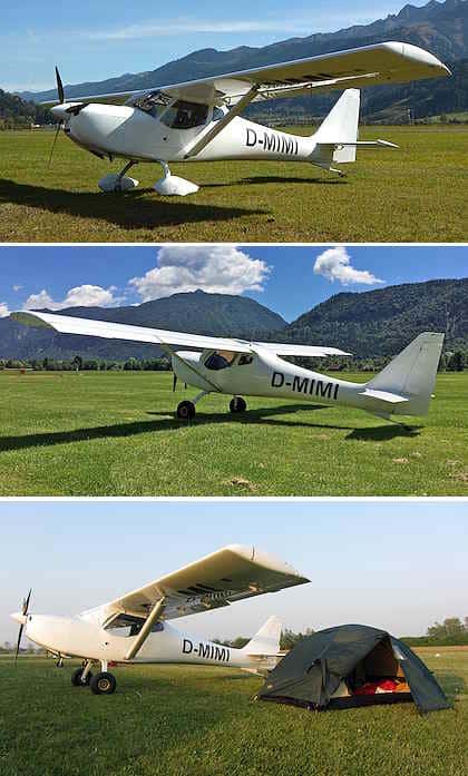 Die FK9 Mk4 Taildragger ist ein STOL Flugzeug und besonders für kurze Start…