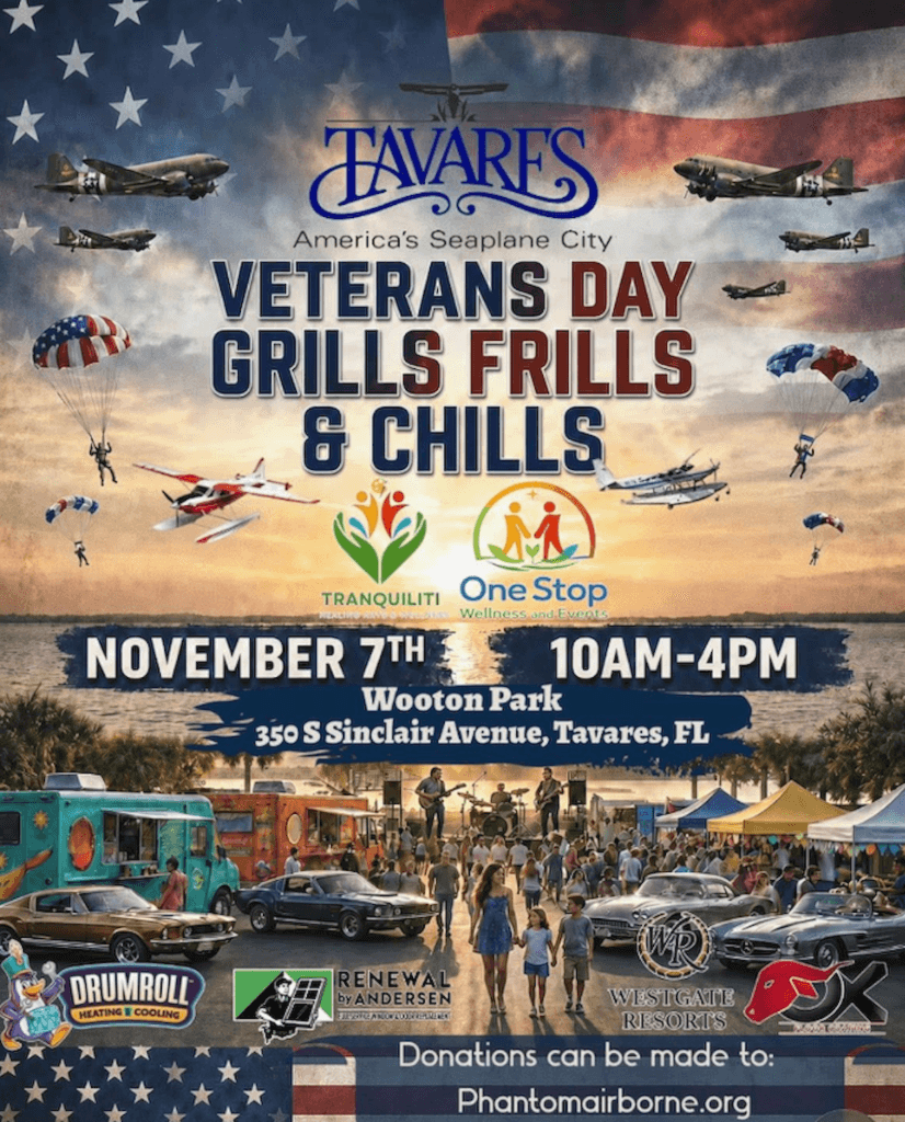 1st Annual City of Tavares Veterans Day Grills, Frills, & Chills