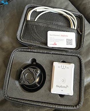Das SKY ECHO von uAvionix wurde nur zum Betrieb ins Cockpit gehängt und stets…