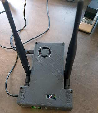 Stratux mit Lagensensor, G-messer und externer GPS Antenne