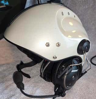 Rollbar Plus UL-Flughelm (Gr. M / 58 cm) mit Bose A20 Headset – Top-Zustand Verkaufe mein - Image 1