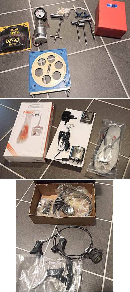 VISA ULF2 Kleinteile Konvolut: Spinner für ULF2 VISA-Motor Edelstahl mit…