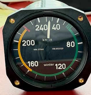 Winter Airspeed Fahrtmesser