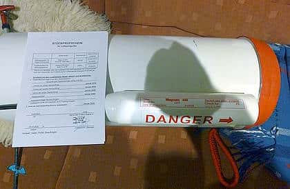 Rescue System for Ultralight Aircraft Type Magnum 450 Container DULF No. 10/R10/94-1 - Image 1