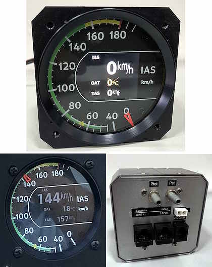 Kanardia ASI (Air Speed Indicator) 80mm Master