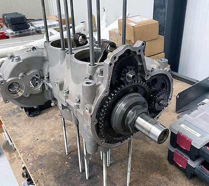 Kurbelwellengehäuse mit Freilauf Rotax 912S3