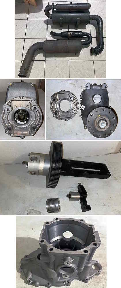 Zubehör für Rotax 462/582 - 2x Auspuff VB EUR 150 pro Auspuff - Getriebe Rotax…
