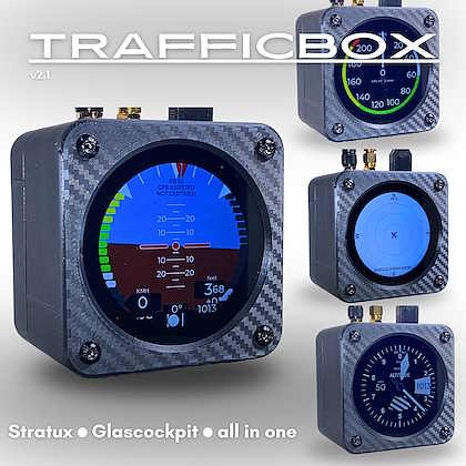 Trafficbox v2.1 (neu) Stratux basierte Verkehrserfassung mit Touch-Display und…