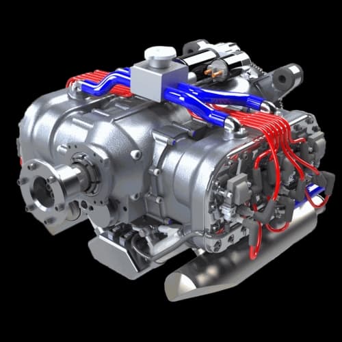 D-engine LF39 6 cylinder boxer