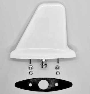 1x Transponder Außenantenne & 1x Flarm Außenantenne