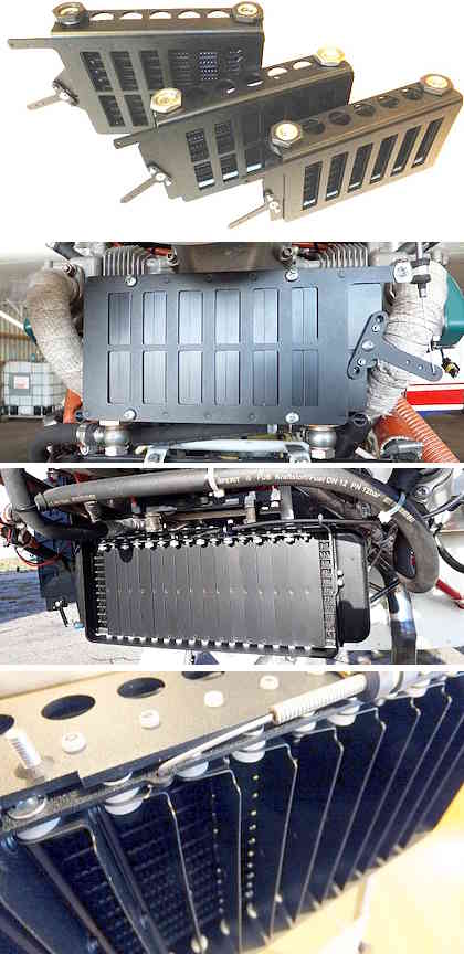 Shutters for standard oil and water radiators for ROTAX engines of all series…
