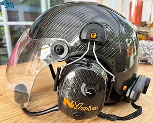NVolo V2 Helm\ Headset mit Funkgerät und Zubehör