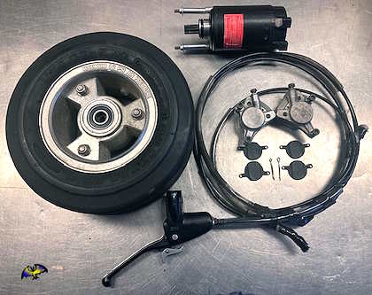 1 X Anlasser Klein mit 300 std für Rotax 912 1 x Bugrad 4.00 - 5 für C-42…