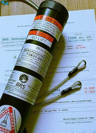 Raketenmotor T 301 Werk-Nr.: T2B für BRS-5 UL4 SP Gültig bis 12/2029…