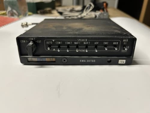 KMA 20 TSO audio panel 250EUR
