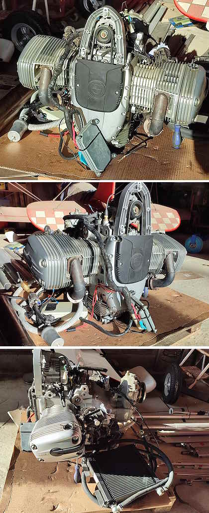 Verkaufe einen BMW Motor 1100 S Einspritzung mit Getriebe, Kühler, kpl…