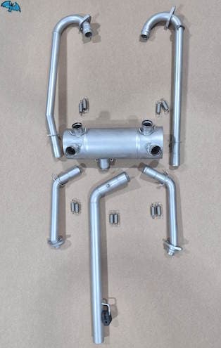 Komplette Abgasanlage Rotax 912 für Platzer Kiebitz