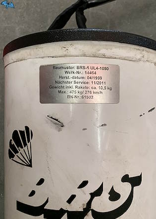 BRS Rettungssystem BRS - 5 UL 4 Can mit Restlaufzeit bis 08/2026 von 04/99…